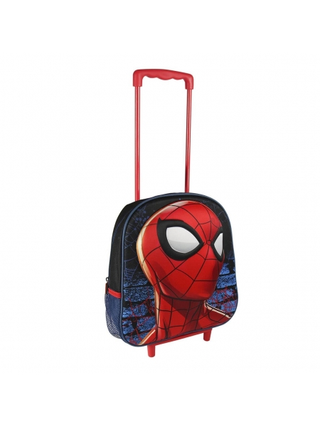 Zaino trolley per bambini 3D Spiderman
